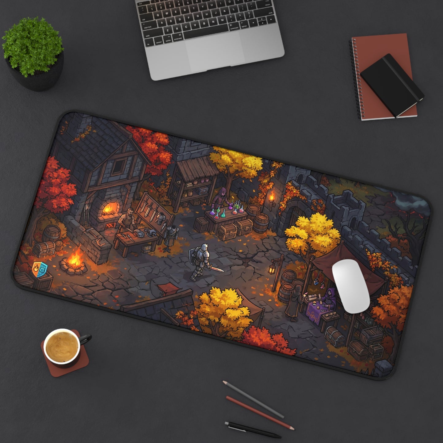 The Harvest Market - Heavyweight Fantasy RPG Mat