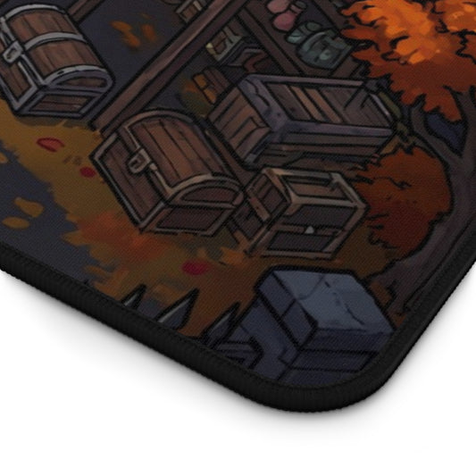 Harvest Market Desk Mat — 32×16 Artisan Autumn Gaming & Work Pad